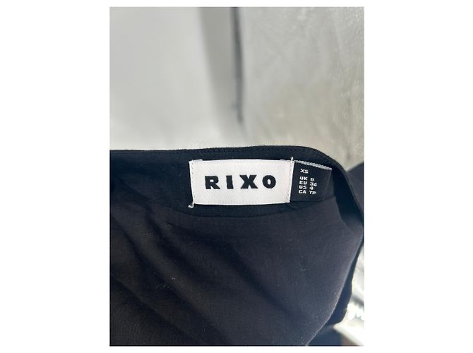 Autre Marque Blazer RIXO negro de algodón XS - vista 5