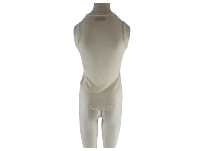 Autre Marque Regata de cashmere creme Bege - vista 2