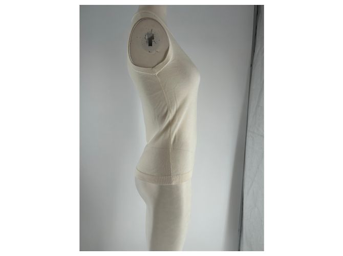 Autre Marque Regata de cashmere creme Bege - vista 4