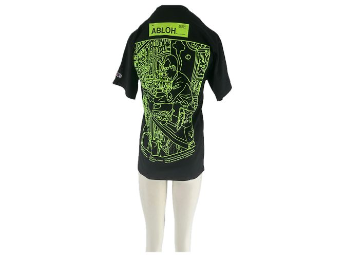 Autre Marque T-shirt stampata nera CHAMPION Nero - vista 2