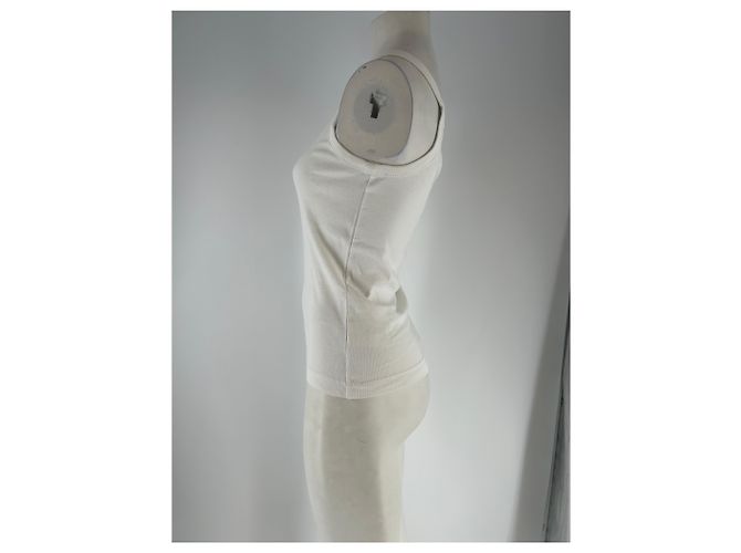Autre Marque Canotta bianca in cotone ARKET Bianco - vista 3