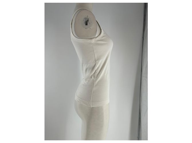 Autre Marque Canotta bianca in cotone ARKET Bianco - vista 4