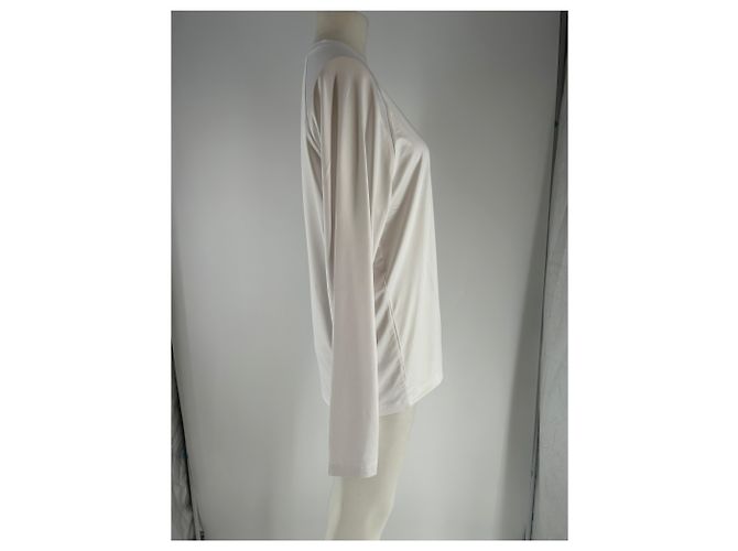 Autre Marque T-shirt a maniche lunga bianca Bianco - vista 4