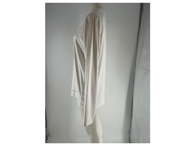 Autre Marque T-shirt a maniche lunga bianca Bianco - vista 4