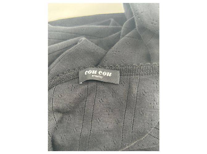 Autre Marque Cárdigan COUCOU negro de algodón M - vista 5