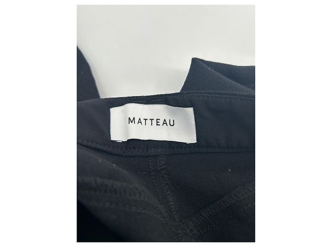 Autre Marque MATTEAU Schwarze Wollhose - Ansicht 3