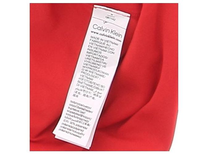 Calvin Klein Einteiliger Badeanzug rot - Ansicht 7