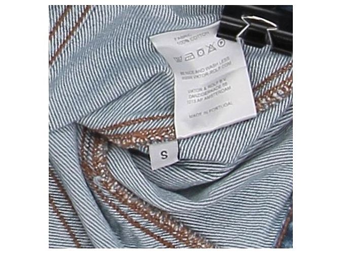 Giacca in denim Viktor & Rolf blu cotone S - vista 5