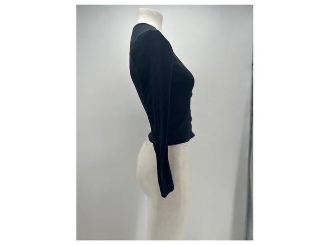Autre Marque Cárdigan COUCOU negro de algodón - vista 4