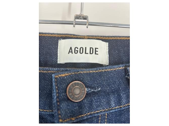 Vaqueros Agolde azules de algodón talla 27 - vista 3