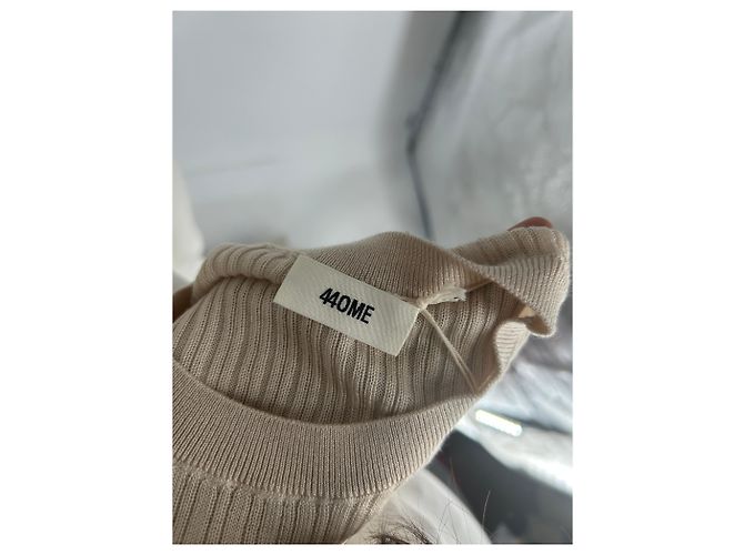 Autre Marque Camiseta de seda 440ME Beige - vista 5