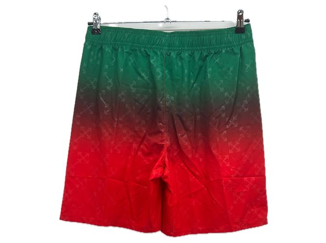 Pantaloncini Puma Verdi e Rossi Verde - vista 2
