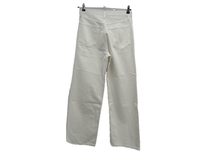 Jeans Agolde bianchi in cotone taglia 26 Bianco - vista 2