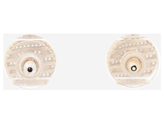Chanel Orecchini a perno Coco Mark F19C in oro e rosa D'oro - vista 2