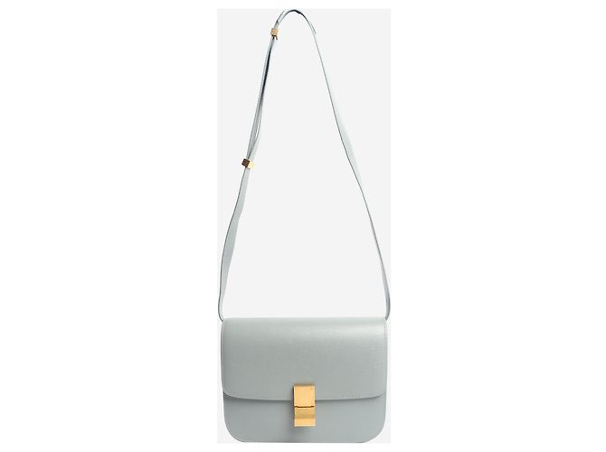 Céline Sac bandoulière en cuir bleu clair - vue 2