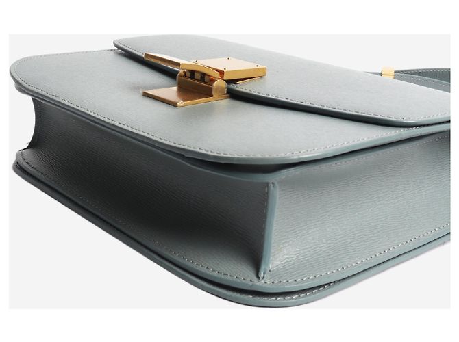 Céline Sac bandoulière en cuir bleu clair - vue 4