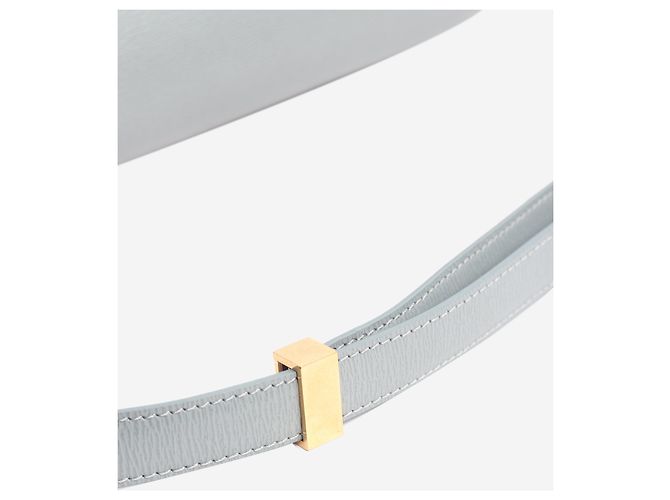 Céline Sac bandoulière en cuir bleu clair - vue 8