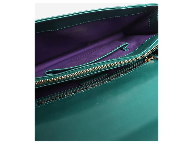 Bulgari Borsa a tracolla Serpenti Forever verde - vista 10