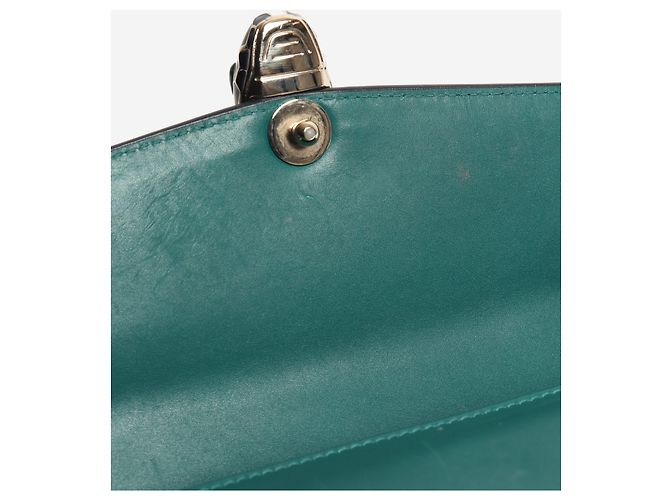 Bulgari Borsa a tracolla Serpenti Forever verde - vista 9