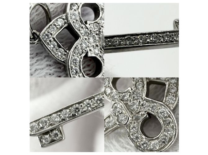 Pendente Fleur de Risky con motivo a chiave in platino Tiffany & Co. - vista 5