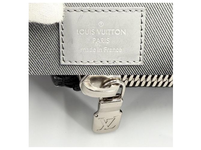 Pochette Jour GM Camouflage da uomo Louis Vuitton Nero Blu navy - vista 5