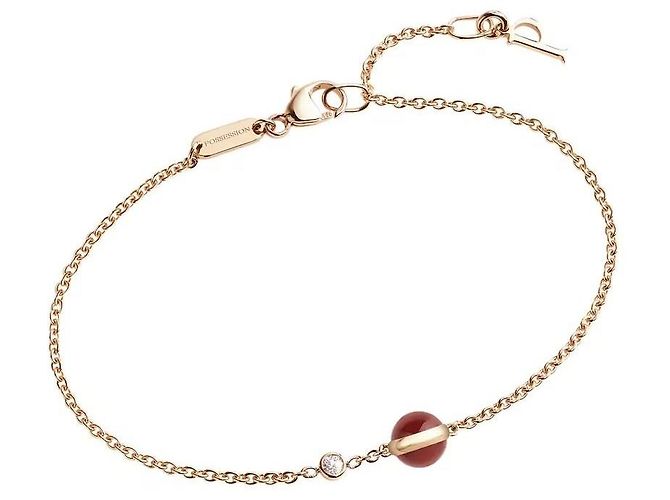 Piaget Possession Bracciale Oro Rosa 18k Cornalina e Diamante D'oro - vista 5