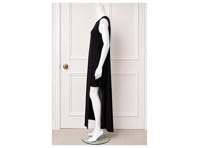 Acne Studios Ordelia Asymmetrisches Maxikleid - Schwarz - Ansicht 3