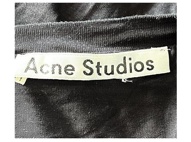 Acne Studios Ordelia Asymmetrisches Maxikleid - Schwarz - Ansicht 6