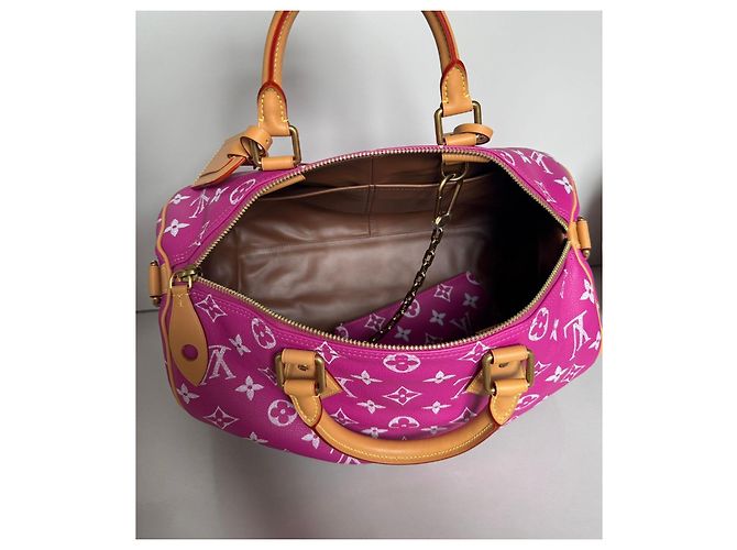 Louis Vuitton Borsa Speedy P9 Monogram Rose Elettrico Rosa - vista 13