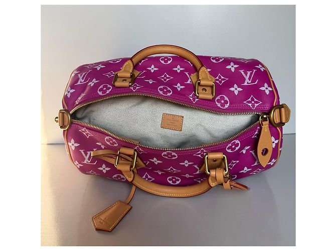 Louis Vuitton Borsa Speedy P9 Monogram Rose Elettrico Rosa - vista 17