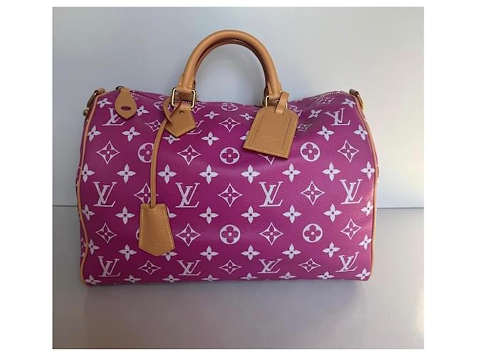 Louis Vuitton Borsa Speedy P9 Monogram Rose Elettrico Rosa - vista 3