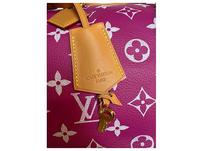 Louis Vuitton Borsa Speedy P9 Monogram Rose Elettrico Rosa - vista 4