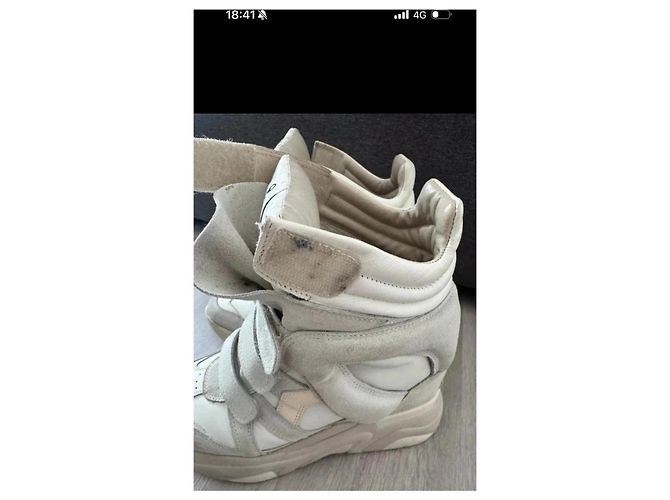 Sneaker "Balakee" Isabel Marant Weiß Beige - Ansicht 4