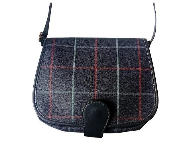 Burberrys Borsa a tracolla Nova Check Rosso Grigio Blu scuro - vista 3