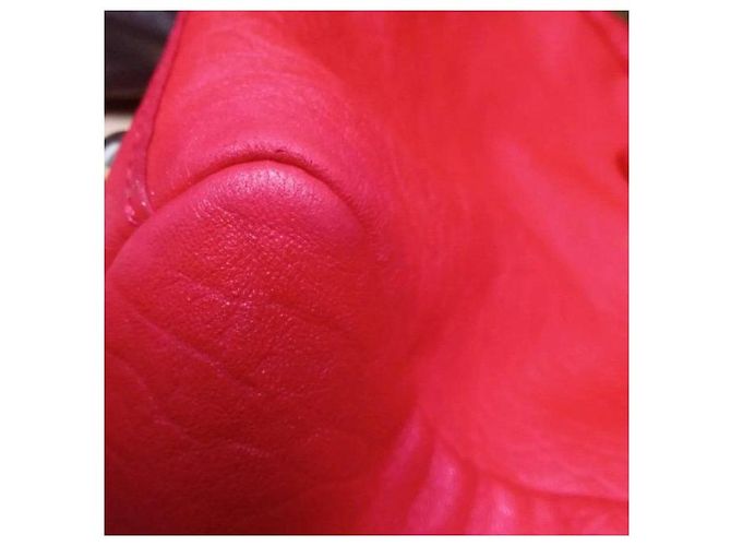 Borsa a mano Longchamp in pelle rossa Rosso - vista 10