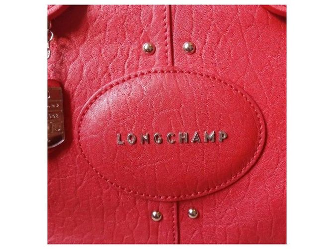 Borsa a mano Longchamp in pelle rossa Rosso - vista 3