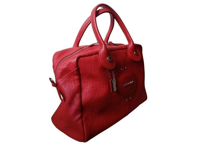 Borsa a mano Longchamp in pelle rossa Rosso - vista 4