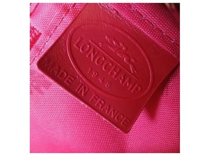 Borsa a mano Longchamp in pelle rossa Rosso - vista 8