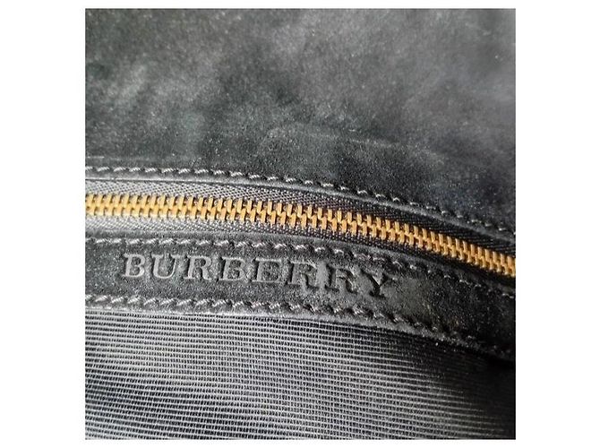 Borsa a tracolla in pelle metallizzata Burberry Bronzo - vista 3