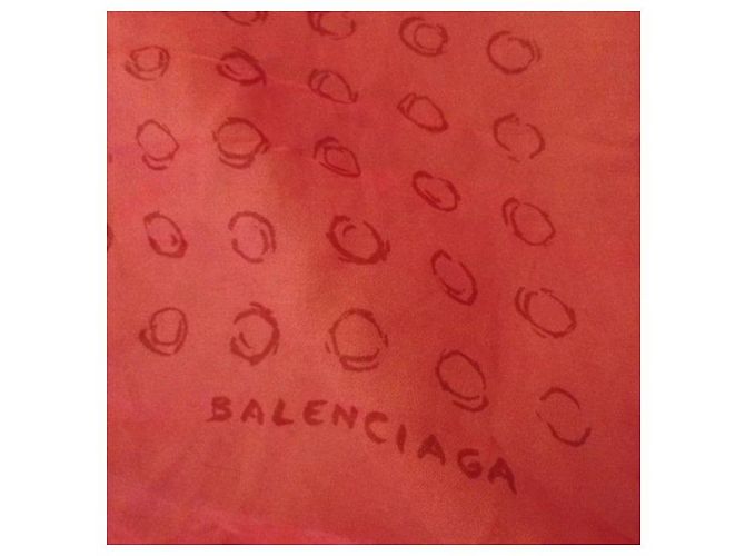 Pañuelo de seda Balenciaga Rosa - vista 2