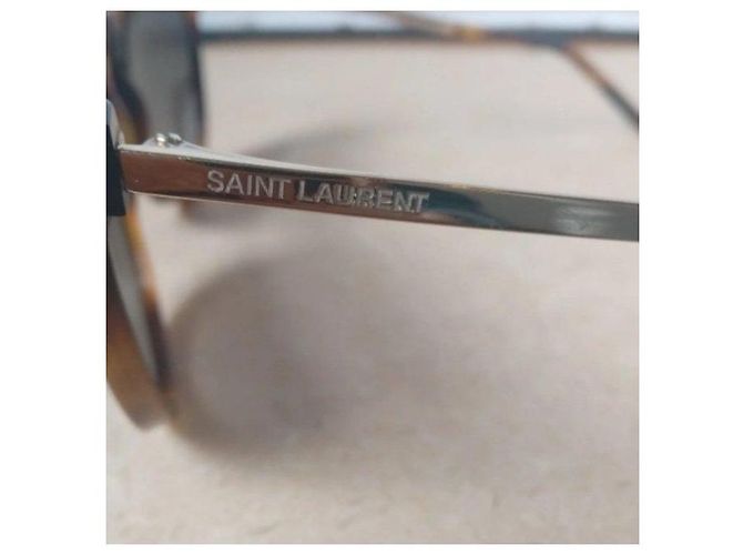 Gafas de sol Saint Laurent SL 24 Castaño - vista 4