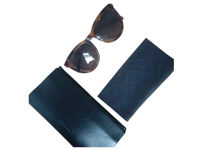 Gafas de sol Saint Laurent SL 24 Castaño - vista 7