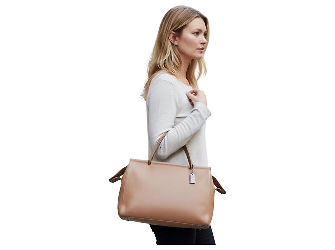 Vintage Coach Leather Handbag Brown - view 2