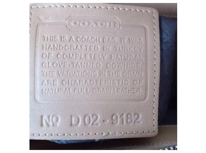 Vintage Coach Leather Handbag Brown - view 8