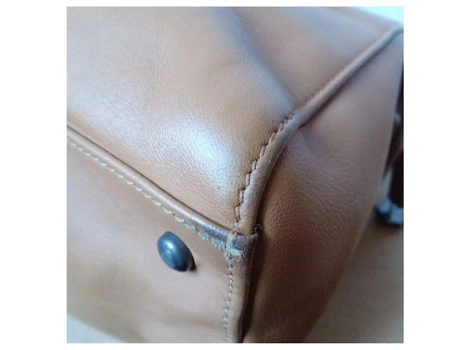 Vintage Coach Leather Handbag Brown - view 9