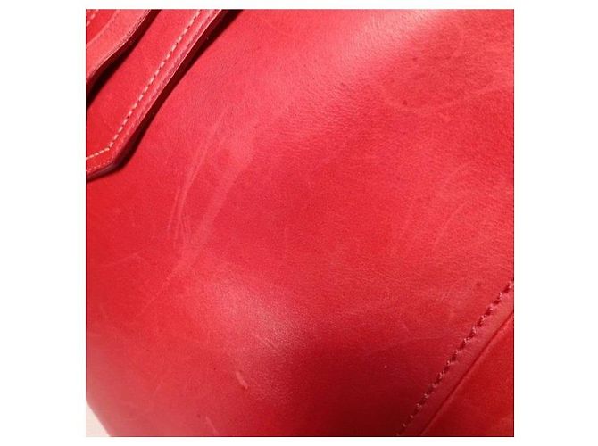 Coach Vintage Hobo Bag aus rotem Leder - Ansicht 11