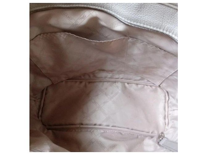 Borsa Tote Longchamp Le Pliage Cuir Beige - vista 12