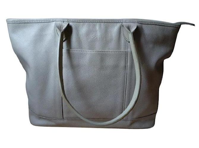 Borsa Tote Longchamp Le Pliage Cuir Beige - vista 5