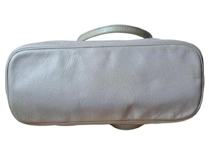 Borsa Tote Longchamp Le Pliage Cuir Beige - vista 7