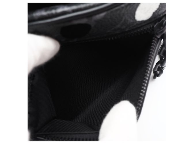 Louis Vuitton Monogram Eclipse Mini Soft Trunk Schultertasche Schwarz Weiß - Ansicht 14